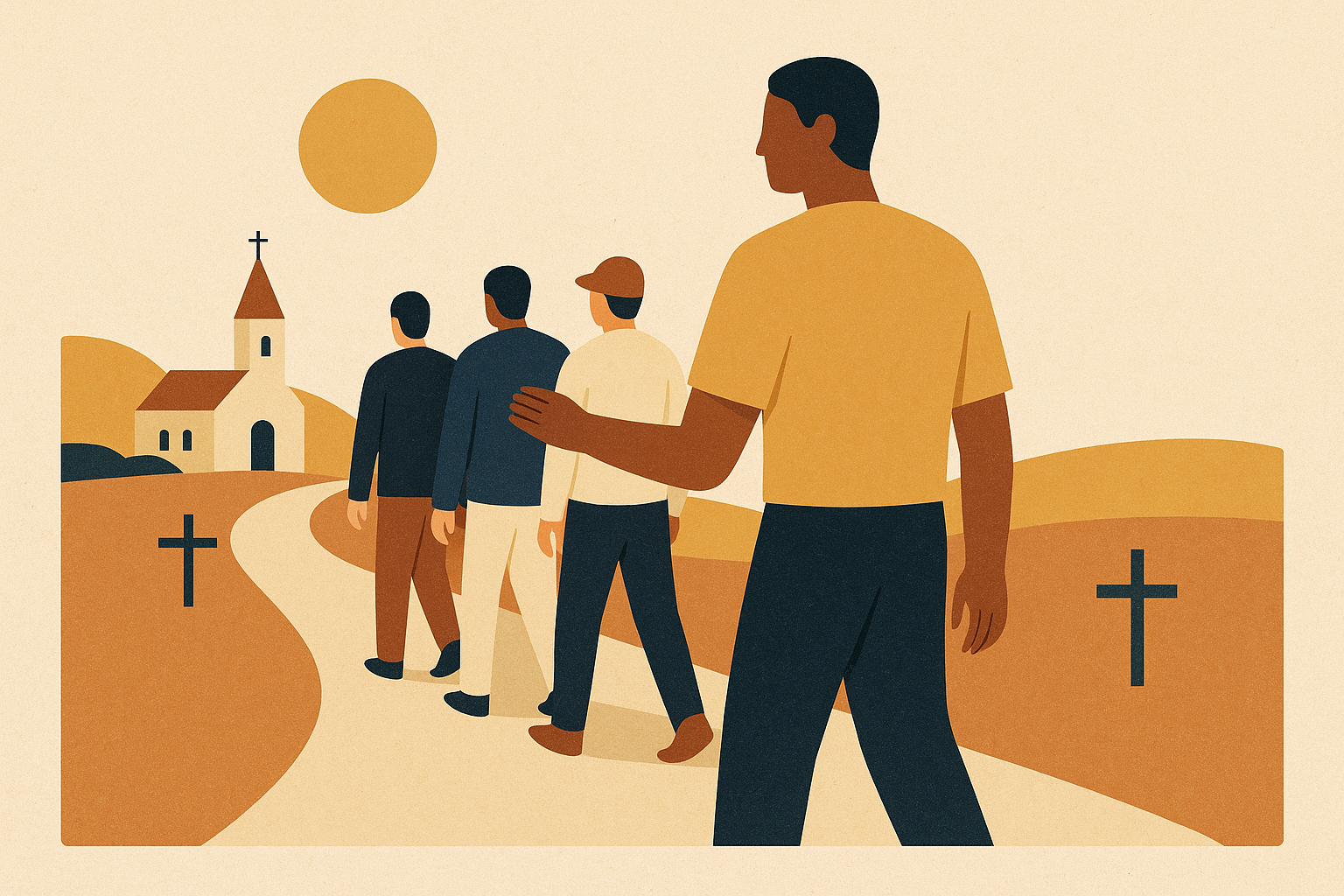 Le pèlerinage des pères de famille : quand les hommes marchent pour leurs familles
