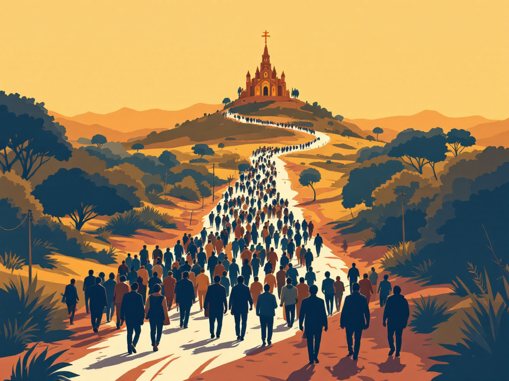 Brésil : 1,2 million d'hommes marchent vers Notre-Dame de la Peña - un signe pour l'Église universelle
